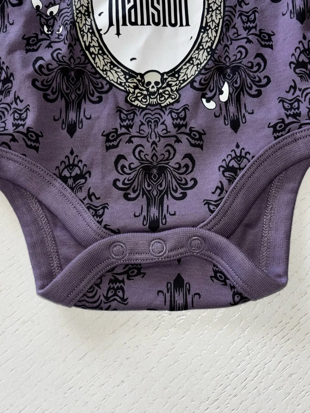 Disney Haunted Mansion Purple Baby Onesie - NWT - Size 0-3 month